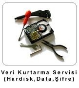 Harddisk Veri Kurtarma ve Silme