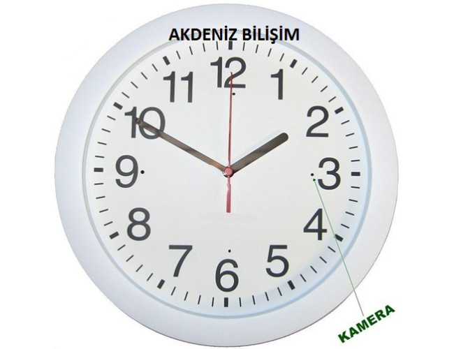 Bakıcılar İçin Duvar Saati Kamera