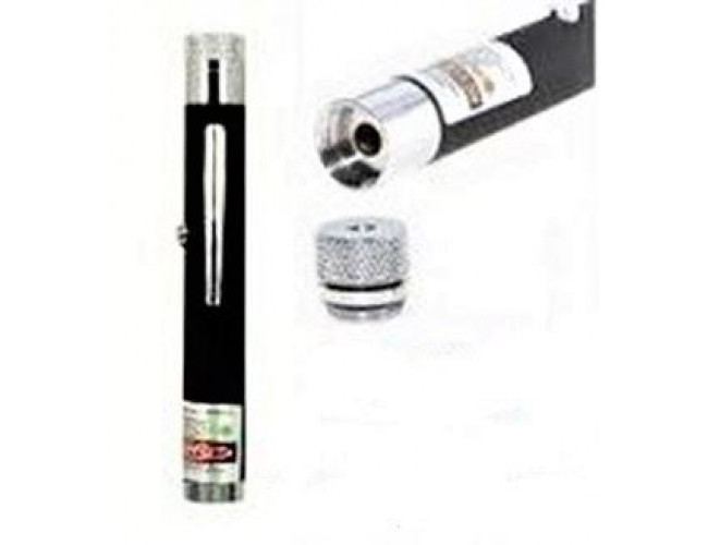 Mini Yeşil Lazer Kalem Pointer 50 mw Başlıklı