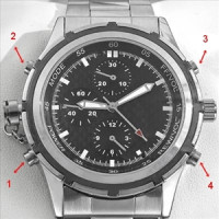 MP3 Çalarlı Kol Saati Kamera